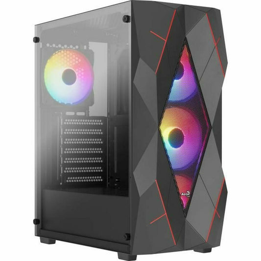 Aerocool Volcan ATX Mid-Tower - Case Gaming High Performance Nero