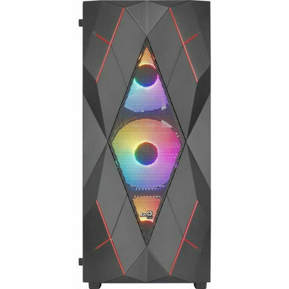 Aerocool Volcan ATX Mid-Tower - Case Gaming High Performance Nero