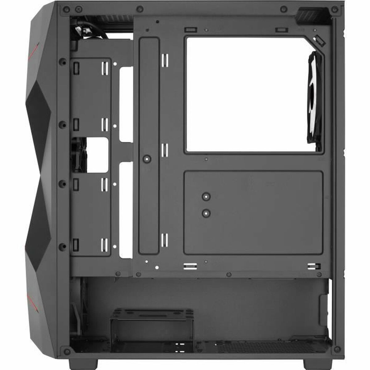 Aerocool Volcan ATX Mid-Tower - Case Gaming High Performance Nero